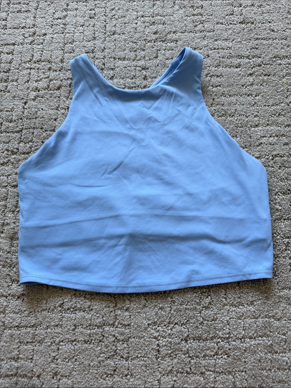 Athleta crop with shelf bra